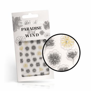 Nail stickers Paradise with wind 69193