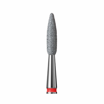 Diamond drill bits for cuticles, fine – long rounded flame