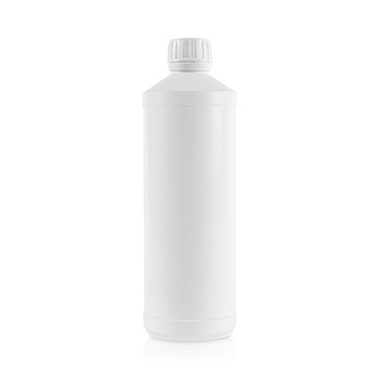 Butelka na płyny 0.5 L z nakrętką biała PP